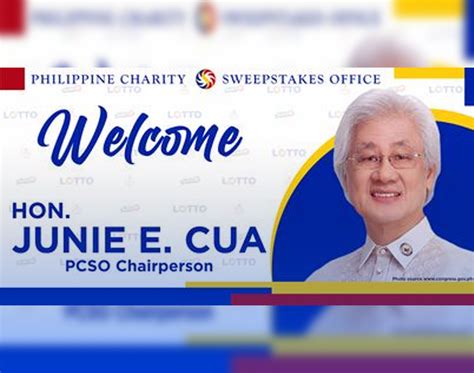 list of pcso chairman|PCSO welcomes Hon. Junie E. Cua as newly appointed chairperson.